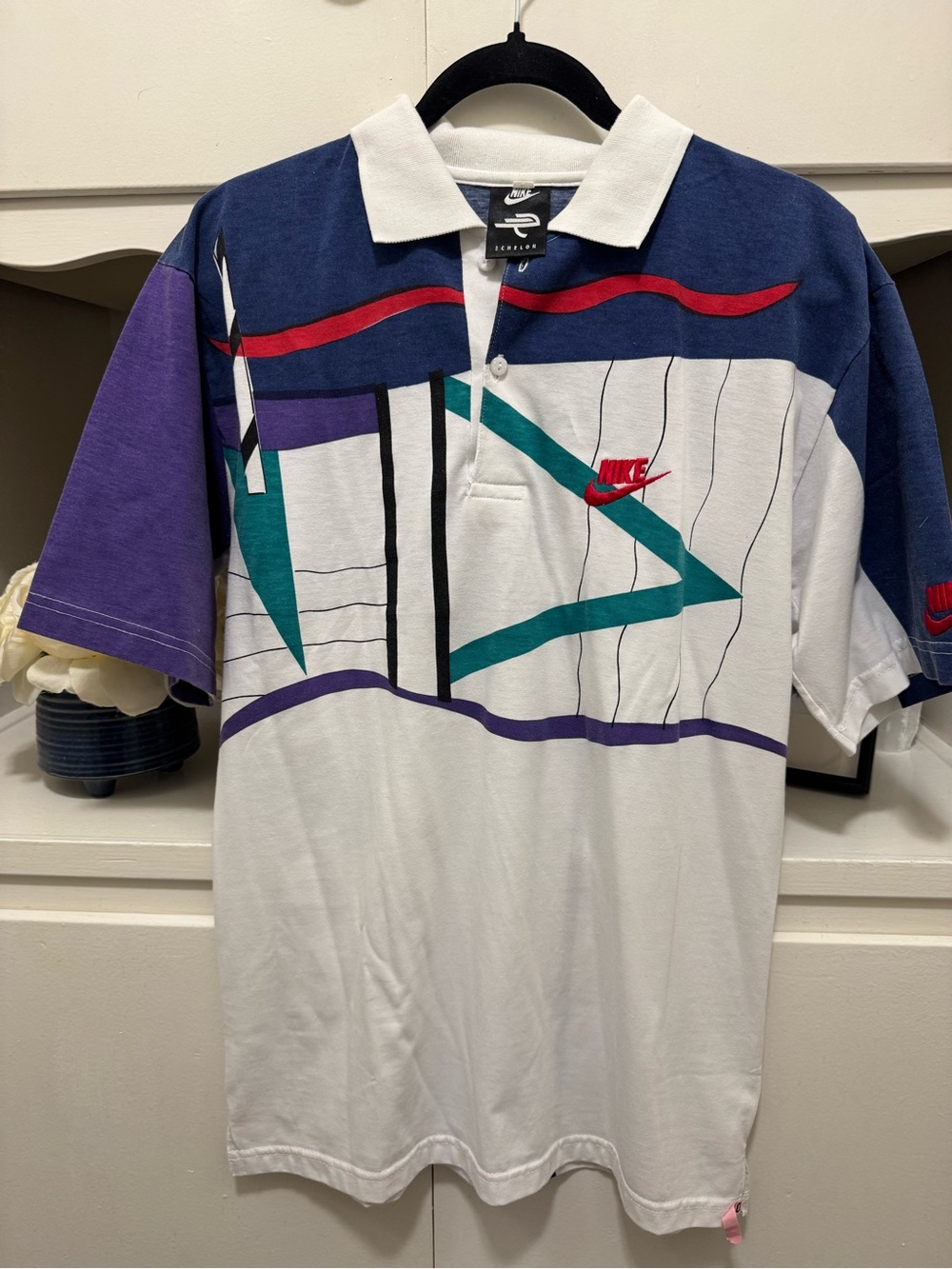 Vintage Nike Challenge court Polo Men’s M women’s Large ECHELEON
